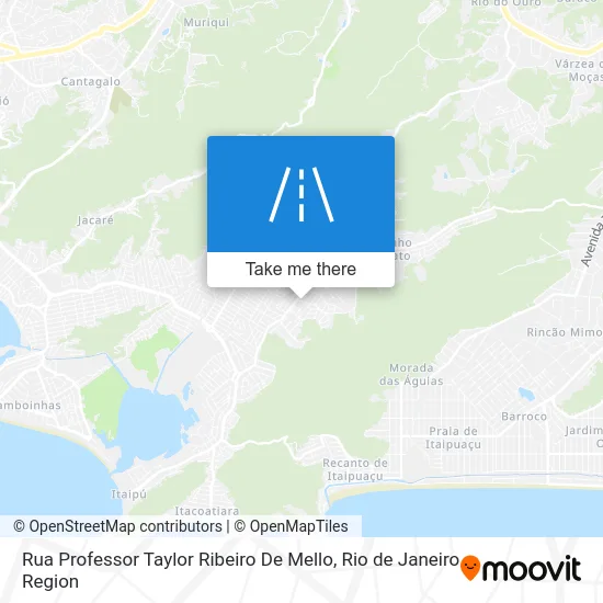 Rua Professor Taylor Ribeiro De Mello map