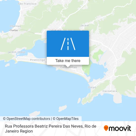 Rua Professora Beatriz Pereira Das Neves map