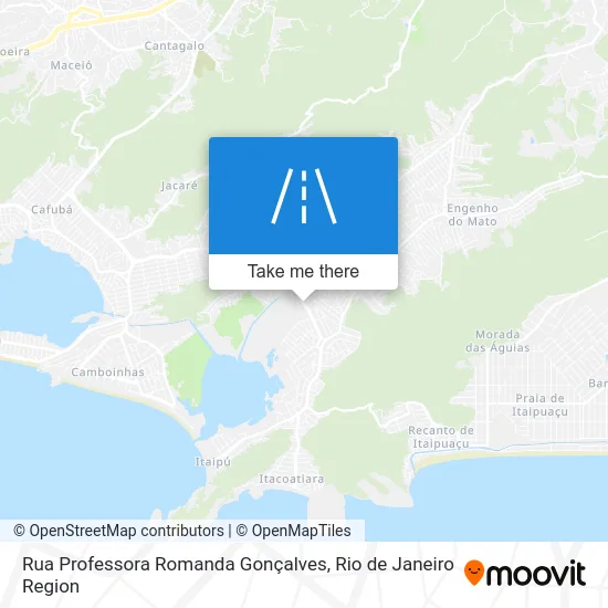 Rua Professora Romanda Gonçalves map