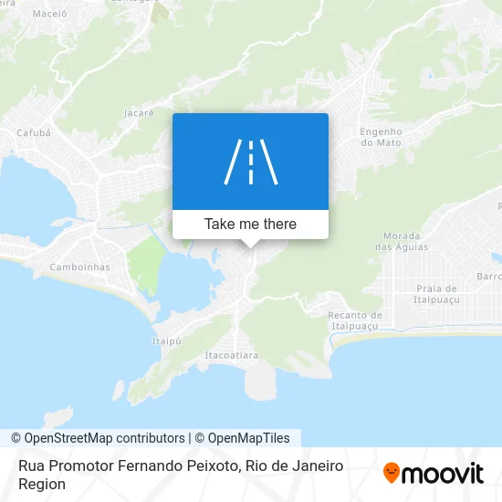 Rua Promotor Fernando Peixoto map