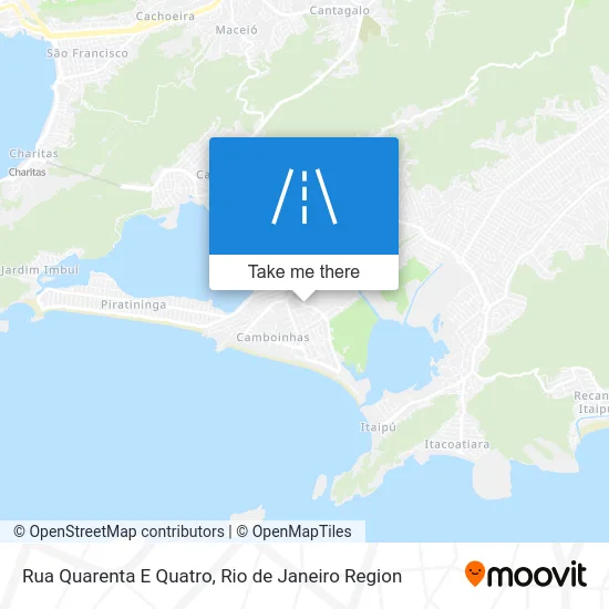 Rua Quarenta E Quatro map