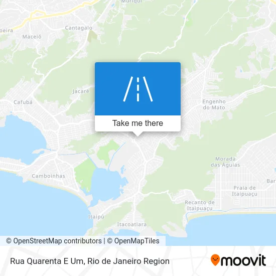 Rua Quarenta E Um map