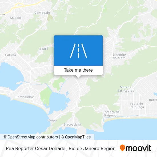 Rua Reporter Cesar Donadel map