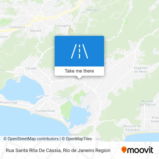 Rua Santa Rita De Cássia map