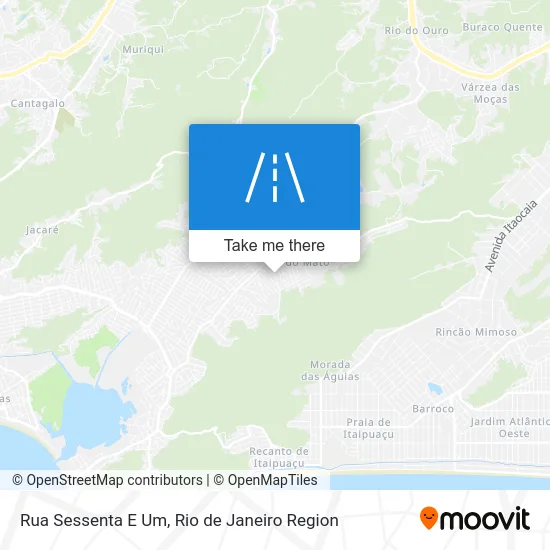 Rua Sessenta E Um map