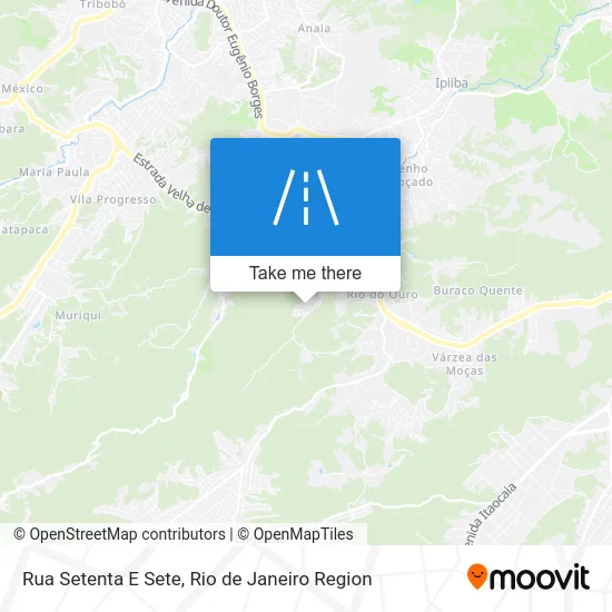 Rua Setenta E Sete map