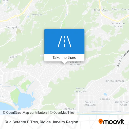 Rua Setenta E Tres map