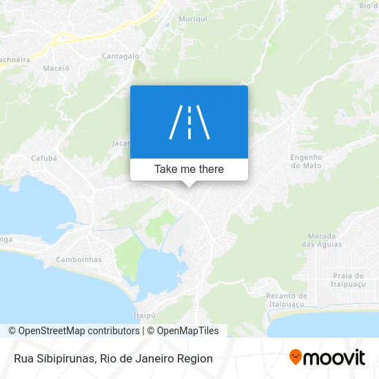 Rua Sibipirunas map