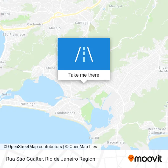 Rua São Gualter map
