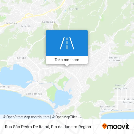 Rua São Pedro De Itaipú map