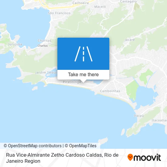 Rua Vice-Almirante Zetho Cardoso Caldas map
