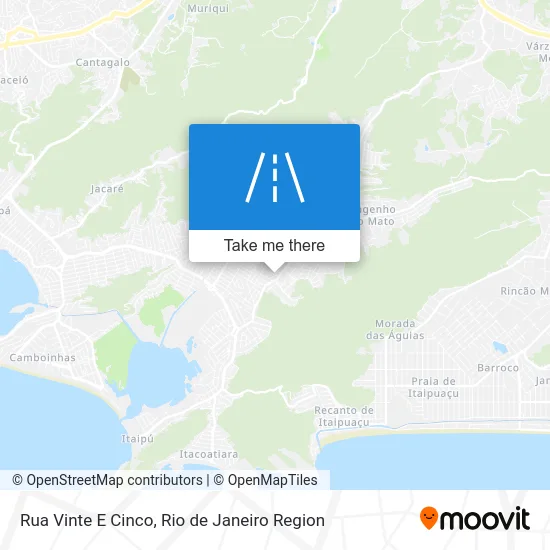 Rua Vinte E Cinco map