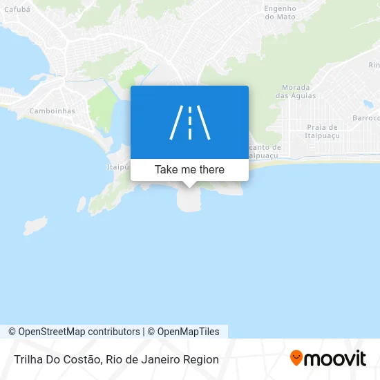 Trilha Do Costão map