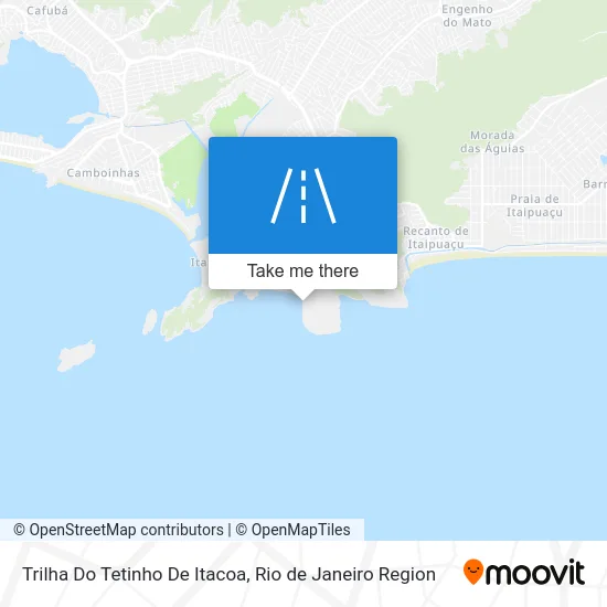 Trilha Do Tetinho De Itacoa map
