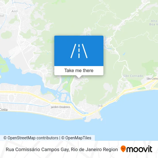 Rua Comissário Campos Gay map