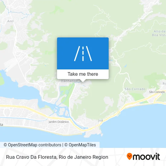 Rua Cravo Da Floresta map