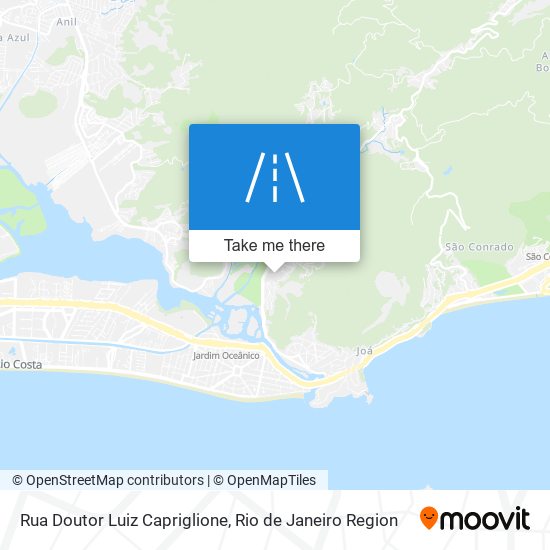 Mapa Rua Doutor Luiz Capriglione