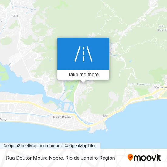 Rua Doutor Moura Nobre map
