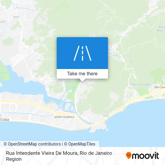 Rua Intendente Vieira De Moura map