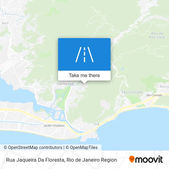 Rua Jaqueira Da Floresta map