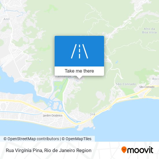 Mapa Rua Virgínia Pina