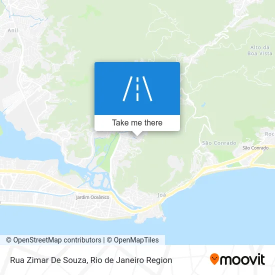 Rua Zimar De Souza map