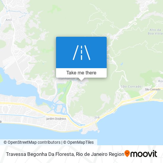 Mapa Travessa Begonha Da Floresta