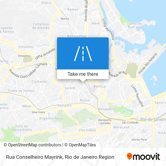 Rua Conselheiro Mayrink map