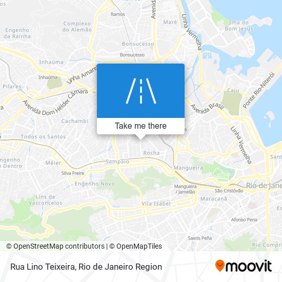 Mapa Rua Lino Teixeira