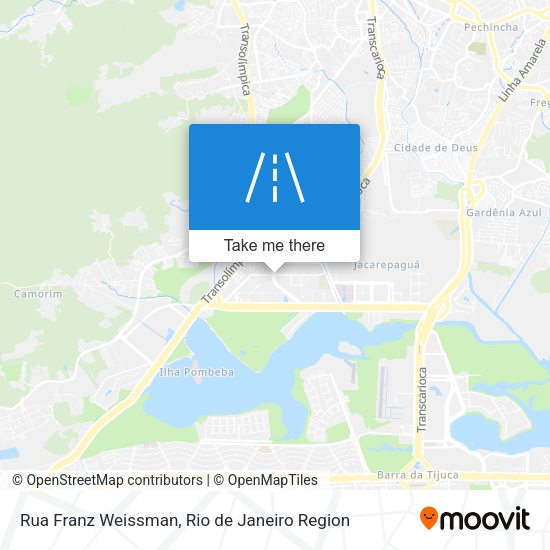 Rua Franz Weissman map