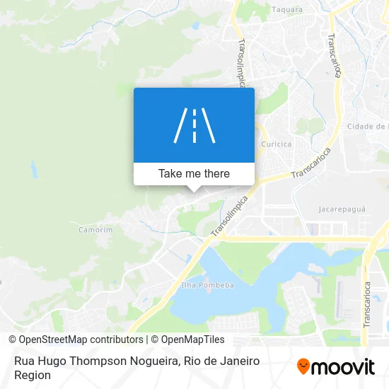 Rua Hugo Thompson Nogueira map