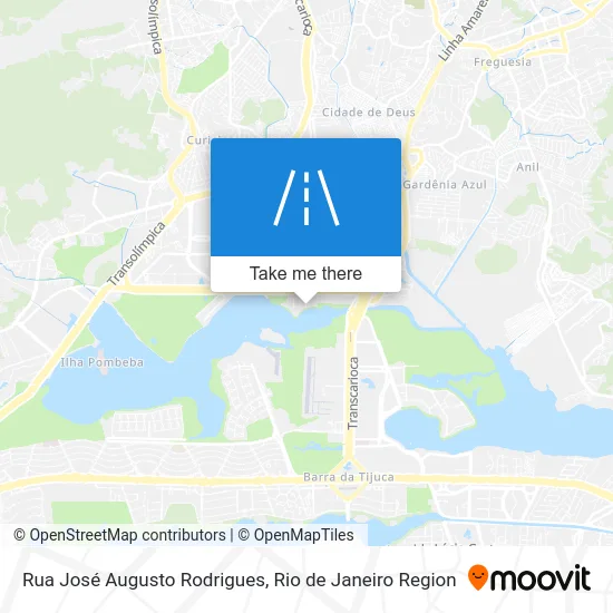 Rua José Augusto Rodrigues map