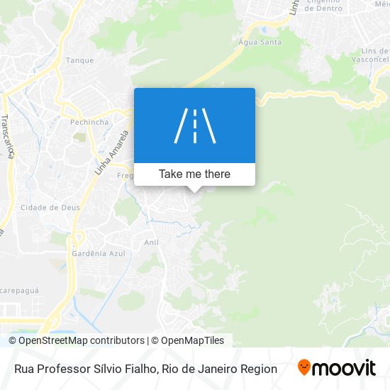 Rua Professor Sílvio Fialho map