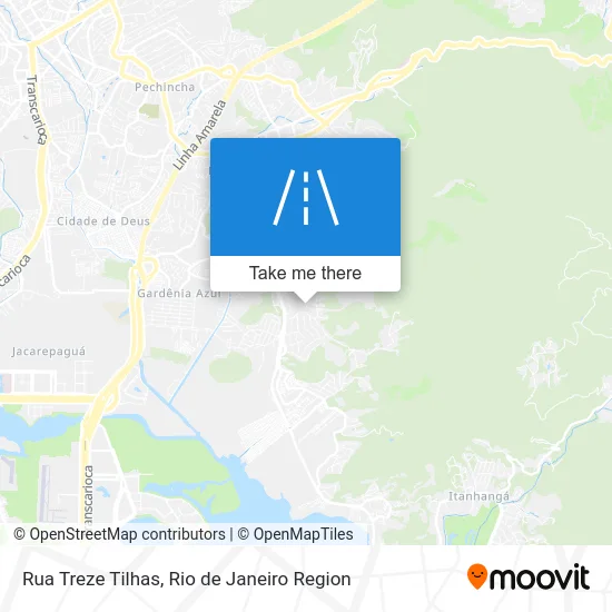 Rua Treze Tilhas map