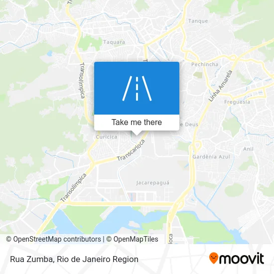Rua Zumba map