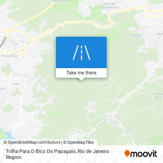 Trilha Para O Bico Do Papagaio map