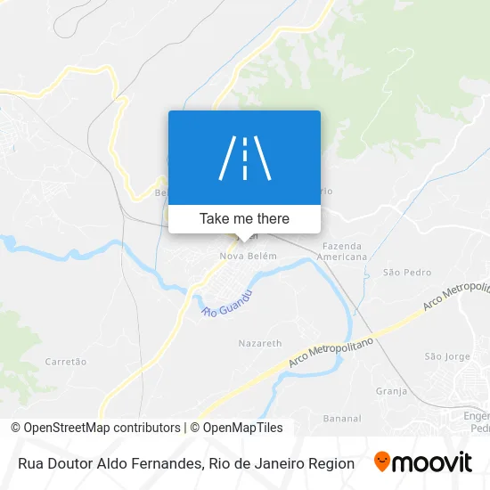 Rua Doutor Aldo Fernandes map