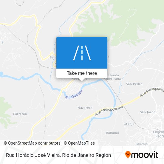 Rua Horácio José Vieira map