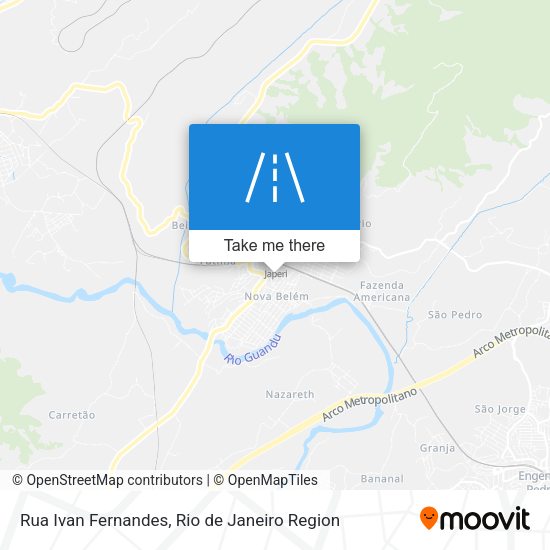 Rua Ivan Fernandes map