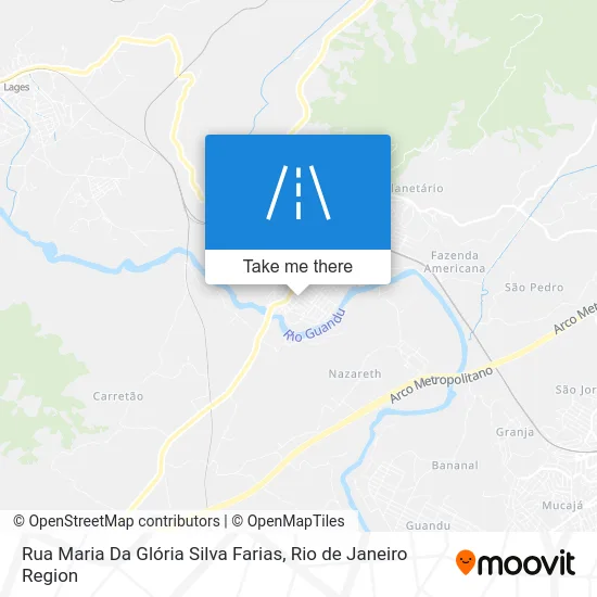 Rua Maria Da Glória Silva Farias map