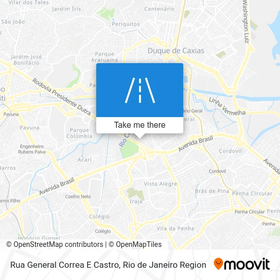 Rua General Correa E Castro map