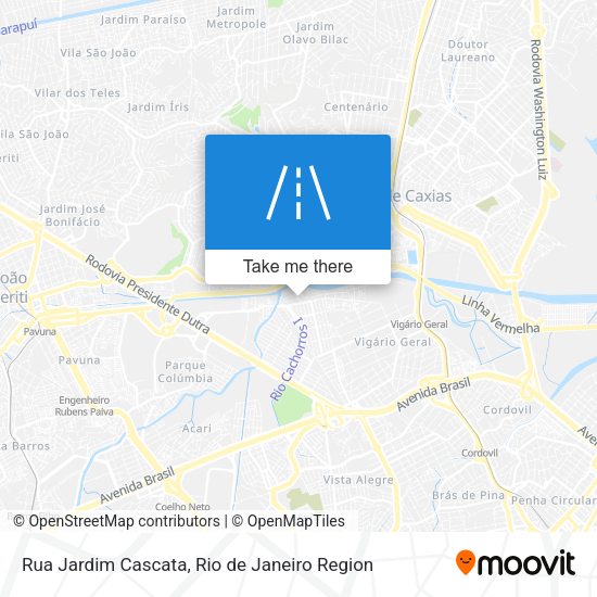 Rua Jardim Cascata map
