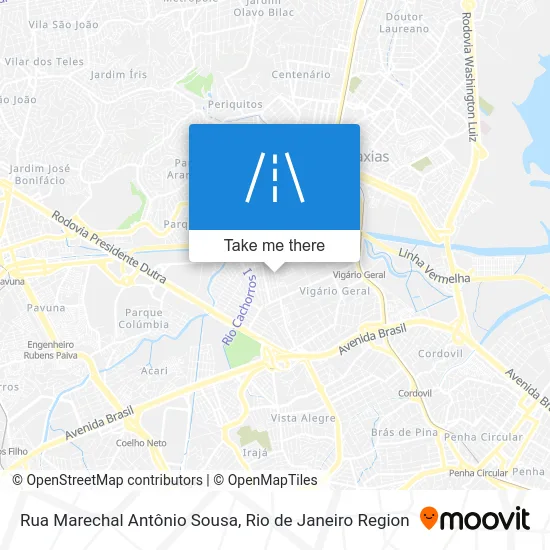 Rua Marechal Antônio Sousa map