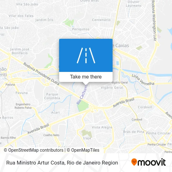 Rua Ministro Artur Costa map