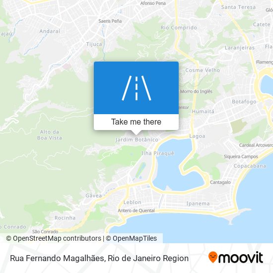 Rua Fernando Magalhães map