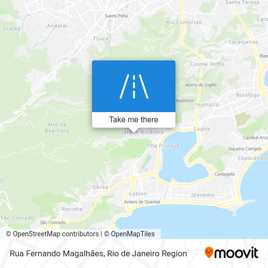 Rua Fernando Magalhães map