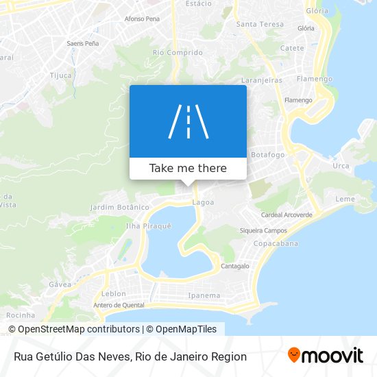 Mapa Rua Getúlio Das Neves