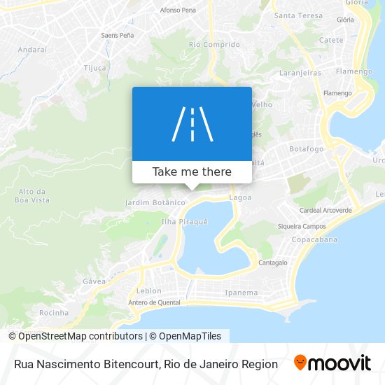 Rua Nascimento Bitencourt map