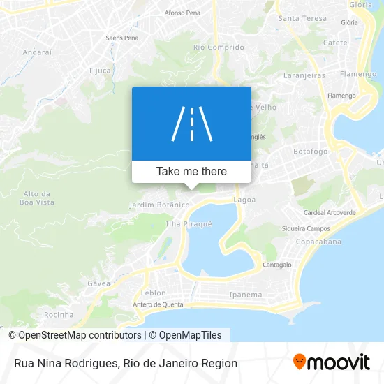 Rua Nina Rodrigues map