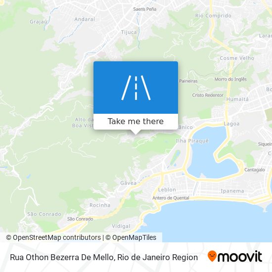 Rua Othon Bezerra De Mello map